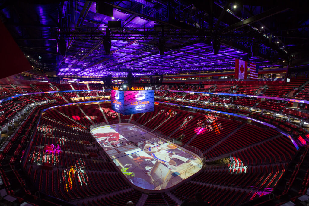 The recently opened Little Caesars Arena